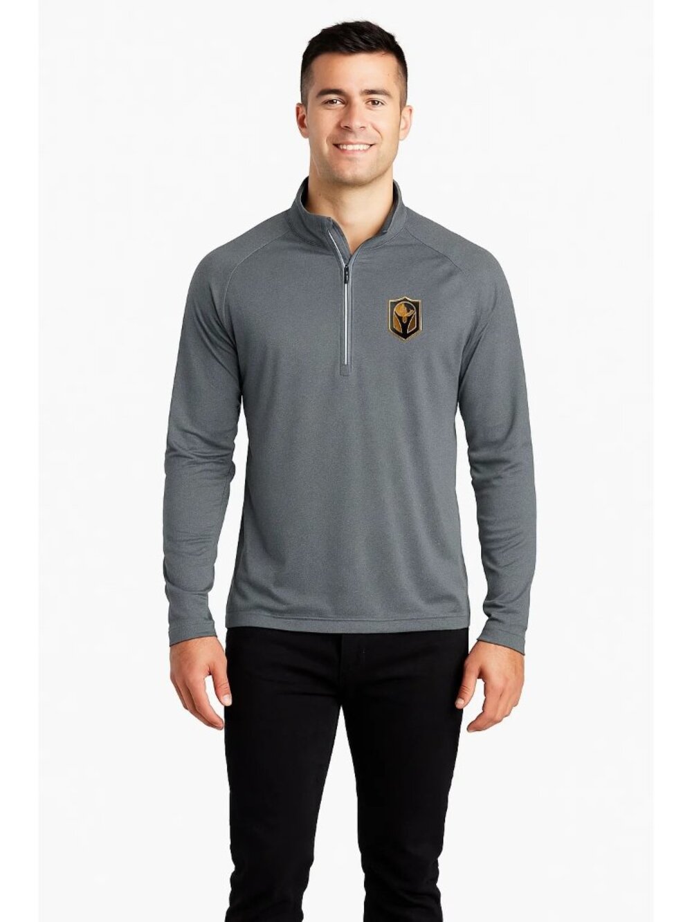 Levelwear Half Zip VGK Vegas Golden Knights Gray Pullover Mens Size Large